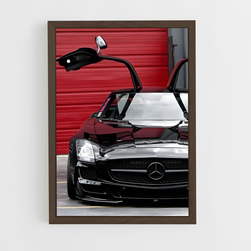 Poster raffiné de la Sls amg gt – affiche Mercedes (vue 5)